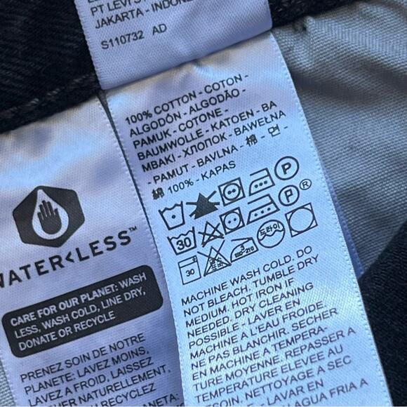 Levi’s 501 Original Wise Up Black High Rise Shorts Women’s Size 32 - Picture 11 of 13